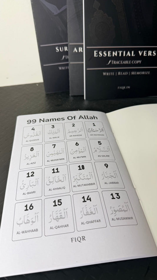 Hindi Dua stickers + Traceable Kit Combo